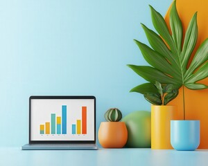 Poster - A colorful representation of online survey results driving campaign decisions.