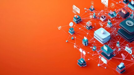 Poster - A symbolic visual of interconnected platforms driving campaign awareness.