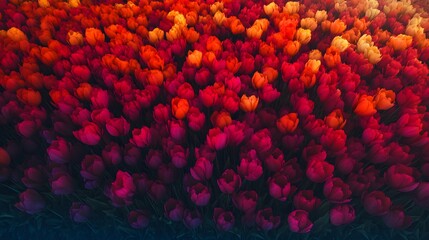 Poster - Colorful abstract texture, vibrant warm hues blending into cool tones, perfect for backgrounds or artistic projects.