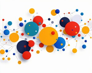 Poster - A visual representation of a campaign reach through branching connections.