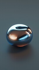 Poster - Polished sphere. AI.