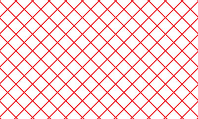 Poster - abstract simple red cross line pattern art can be used background.
