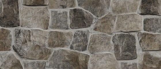 Poster - Old Gray Stone Wall Seamless Background Texture for Use in Design Projects, Websites, and Creative Applications