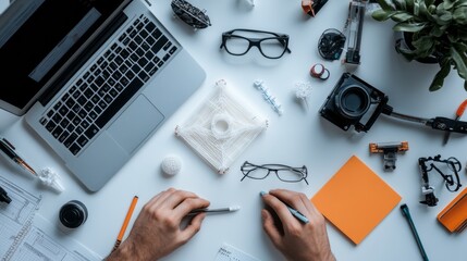 Aufkleber - Innovative STEM Desk Setup Printer Prototype, Code Manual and Design Tools - Tech Empowerment for Creative Startups and Education Enhancement