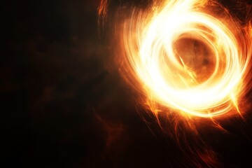 Wall Mural - fiery swirl vortex, cosmic background, energy design
