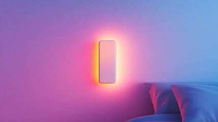 Aufkleber - Ambient Smart Panel Illuminated Digital Concierge for Modern Apartments - Enhance Urban Living with Connected Tech and Personalized Comfort in South Koreas Real Estate Market
