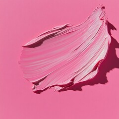 Fototapete - Vibrant Pink Textured Brushstrokes on Canvas Abstract Art for Modern Interiors - Boost Creativity and Aesthetic Appeal in Contemporary Workspace Design
