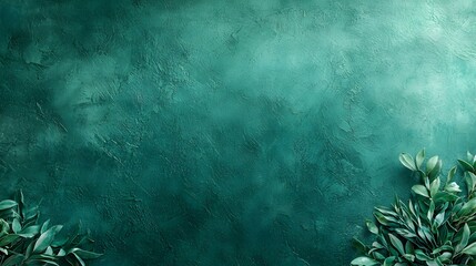 Poster - lush vibrant green foliage backdrop with a tranquil serene botanical vibe this verdant organic textu