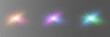 © Oleksandr - Set of flares and stars and flare, light effect. Vector illustration EPS10