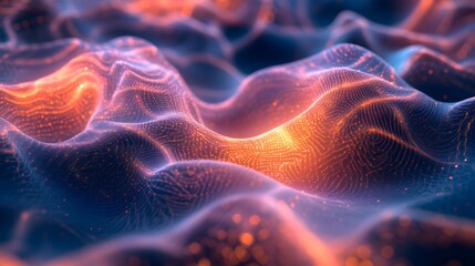 Aufkleber - Computer generated image of a wave with cosmic patterns and intricate shapes in deep space background