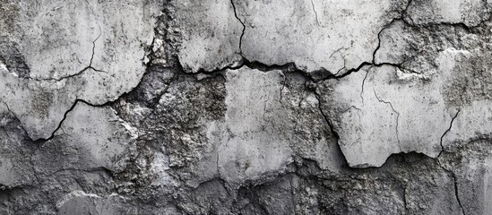 Poster - Abstract textured background featuring a cracked gray and white marble-like surface with intricate details highlighting stone granite and concrete elements.