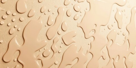 Poster - Tan background with water droplets on it