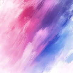 Poster - pink and blue abstract background with soft pastel chalk strokes and smudged texture