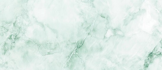 Poster - Pastel light mint marble texture with soft green and white hues, ideal for elegant backgrounds or product design applications.