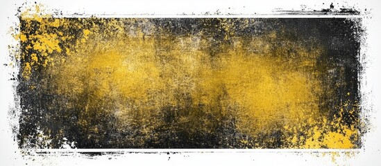 Poster - Grunge gradient texture background in dark golden yellow and white gray; rough, dirty aesthetic ideal for diverse design projects and backgrounds.
