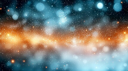 Wall Mural - cosmic nebula: a celestial tapestry of stars, galaxies, and stardust. an abstract space artwork with