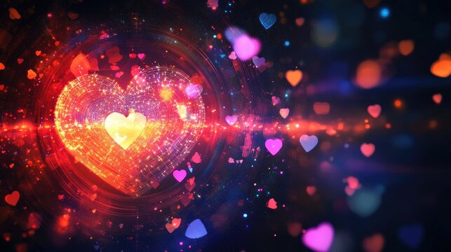 A glowing pulse or heartbeat rhythmically syncing with startup icons, symbolizing the thriving entrepreneurial spirit and economic vitality.