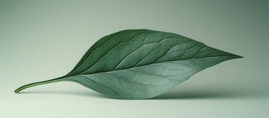 Aufkleber - Green peony flower leaf isolated on white background showcasing its texture and natural beauty for botanical design use