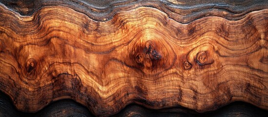 Textured hardwood panel showcasing natural grain patterns and rich colors for use in interior design and woodworking projects.