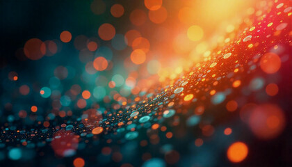 Fototapete - An abstract background filled with a multitude of overlapping rings and curved lines, bursting with vibrant colors like pink, blue, green, and orange. The design includes varying opacities, creating d