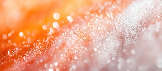 Aufkleber - abstract textured background with orange, pink, and white bokeh highlights creating a dreamy and war