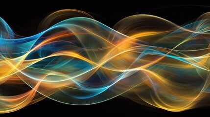 Poster - Abstract waves of colorful fluid patterns, forming a visually captivating and artistic wallpaper.