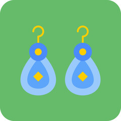 Canvas Print - Earrings Icon