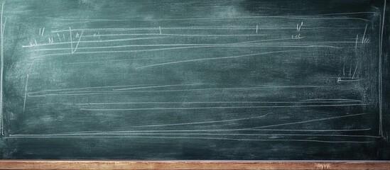 Poster - Chalkboard background with diagrams and ample blank space for educational or promotional text insertion