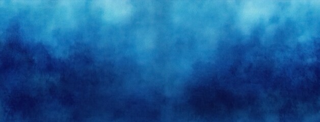 Aufkleber - Elegant Blue Vintage Paper Background with Grunge Texture and Light Faded Border