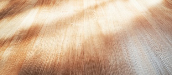 Fototapete - Bright minimalist hardwood floor with Apricot Crush color theme featuring texture and empty space for text or design elements.