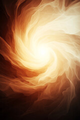 Poster - A bold representation of radiant beams funneling towards a bright center, incorporating fluid,