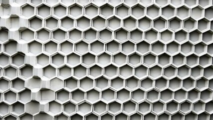 Poster - Dynamic abstract patterns evolving in geometric urban architecture