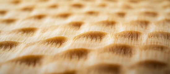 Poster - Textured close-up of natural bamboo mat showcasing intricate patterns and earthy tones for decorative or environmental themes.