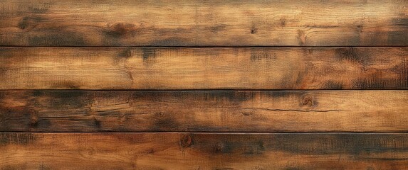 Aufkleber - Wood Texture Natural Grain Rustic Background Photorealistic Warm Toned