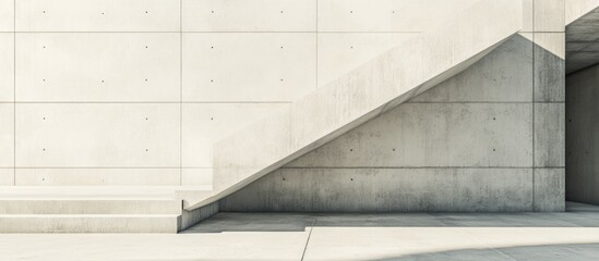 Aufkleber - Minimalist white concrete wall texture ideal for modern interior design or wallpaper applications, enhancing contemporary aesthetic appeal.
