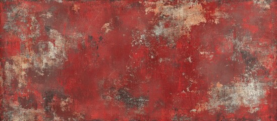 Textured red canvas with a grunge effect showcasing distressed layers and a vintage aesthetic for creative projects and backgrounds.