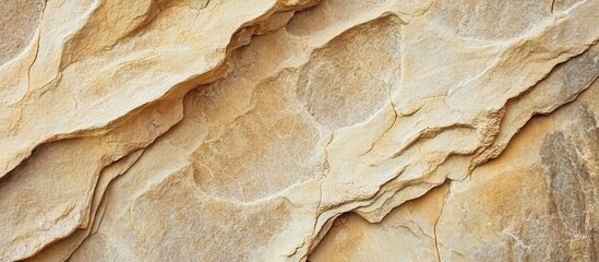 Poster - Sandstone texture background with rough, scratched surface showcasing natural geological patterns and earthy tones.