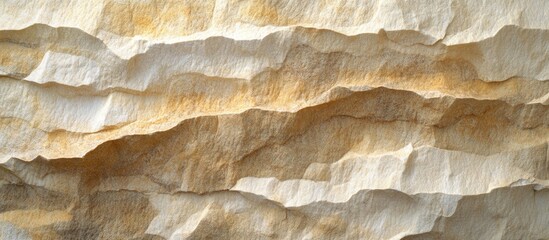 Poster - Textured layers of sandstone showcasing natural patterns and earthy tones for background design and artistic applications