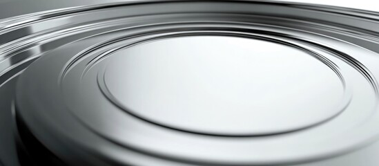 Aufkleber - Rotating computer hard drive platter with smooth metallic surface and empty space for customizable text or graphics