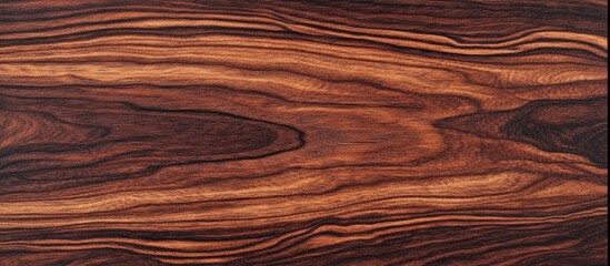 Poster - Elegant dark wood texture background showcasing intricate grain patterns and rich hues ideal for interior design and furniture applications