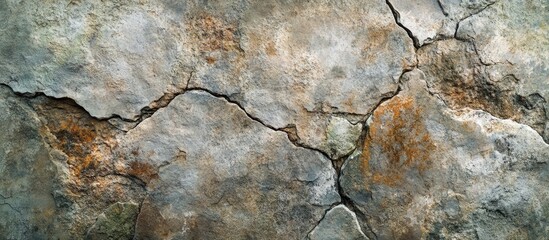 Aufkleber - Weathered concrete texture with cracks and natural color variations suitable for backgrounds and architectural designs.