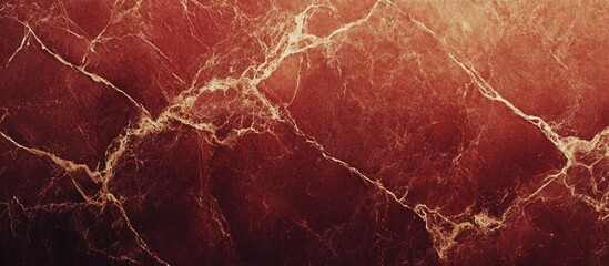 Poster - Red marble texture with intricate patterns in a vintage sepia tone ideal for backgrounds and elegant design projects.