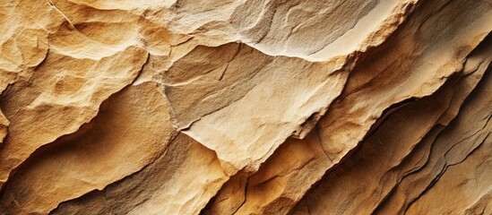 Poster - Sandstone texture in natural formations showcasing rough, scratched surfaces and earthy tones for background and design applications.