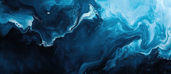 Poster - Dark blue marble texture background with grunge effect ideal for poster design or graphic elements with space for text or graphics