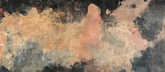 Poster - Abstract grunge textured background with scratches and faded colors for artistic projects and design use