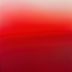 Wall Mural - vibrant red abstract gradient painting with smooth transitions on a white background