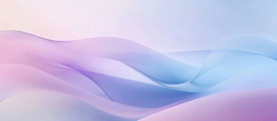 Wall Mural - Pastel wave abstract background design