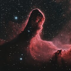 Wall Mural - large colorful nebula in deep space with soft glowing colors and celestial elements