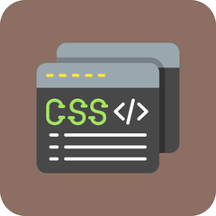 Wall Mural - Css Coding Icon