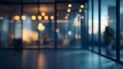 Wall Mural - Blurred lights of a city street at night, creating an abstract bokeh background with warm tones and glowing   bokeh lights background with soft focus creating a dreamy urban nighttime atmosphere and c